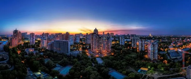 Аэросъемка и виды из окон для ЖК «INTERGAL CITY»