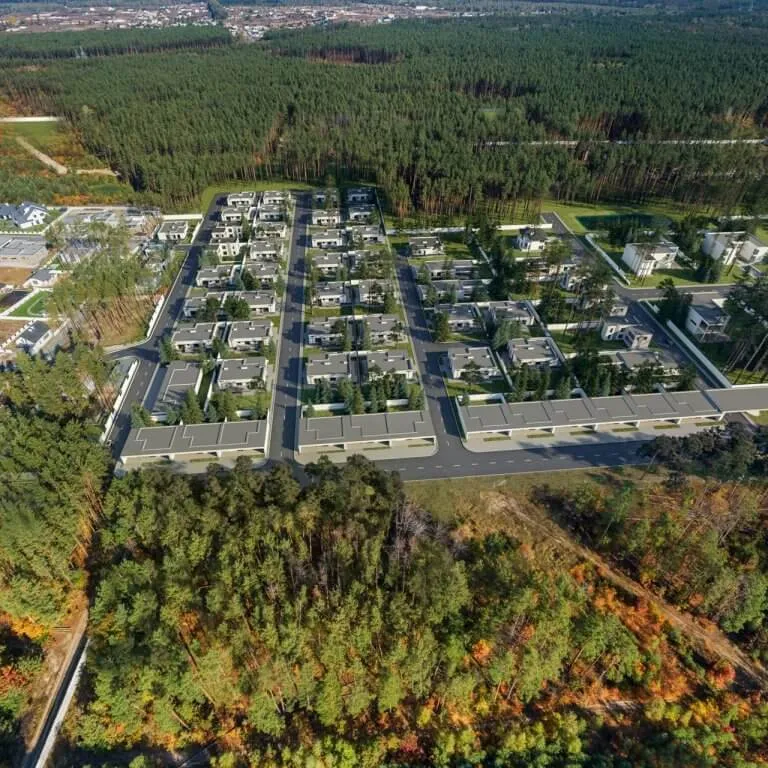 Поселок «Белгравия»: аэропанорама с интеграцией 3D-моделей