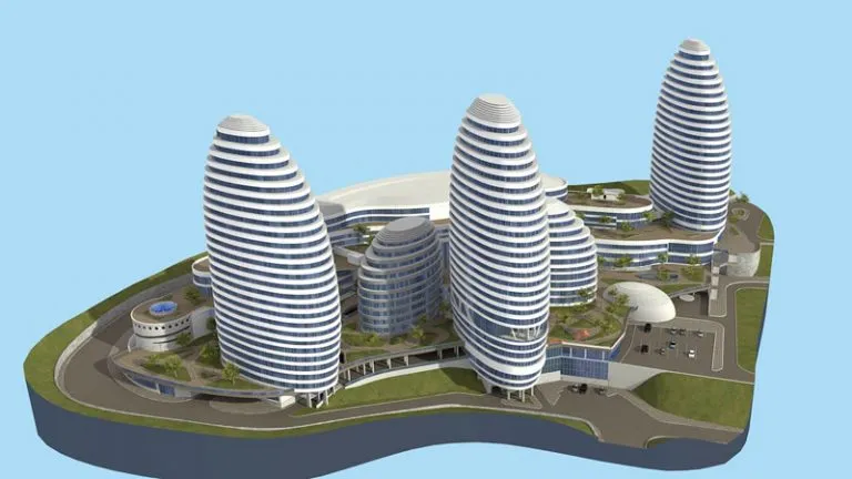 AR-приложение: 3D-модель ЖК «INTERGAL CITY»