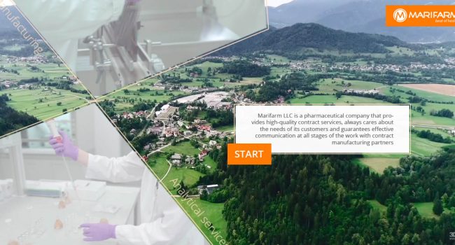 Віртуальний тур для фармацевтичного виробництва Marifarm