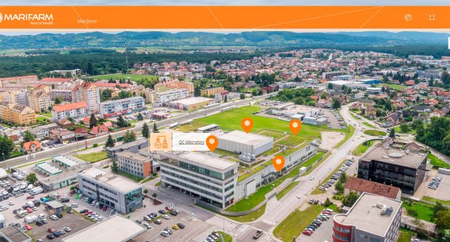 Віртуальний тур для фармацевтичного виробництва Marifarm